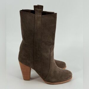 Joie Dalton Suede Heeled‎ Slouchy Boots 8.5